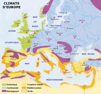 map European climates