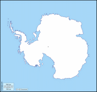 Blank map Antarctica