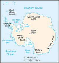 map Antarctica
