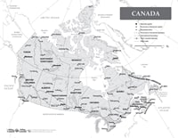 map Canada cities