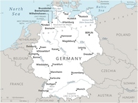 map Germany cities capital