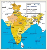 India map states state capitals