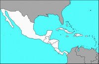 Blank map Mexico
