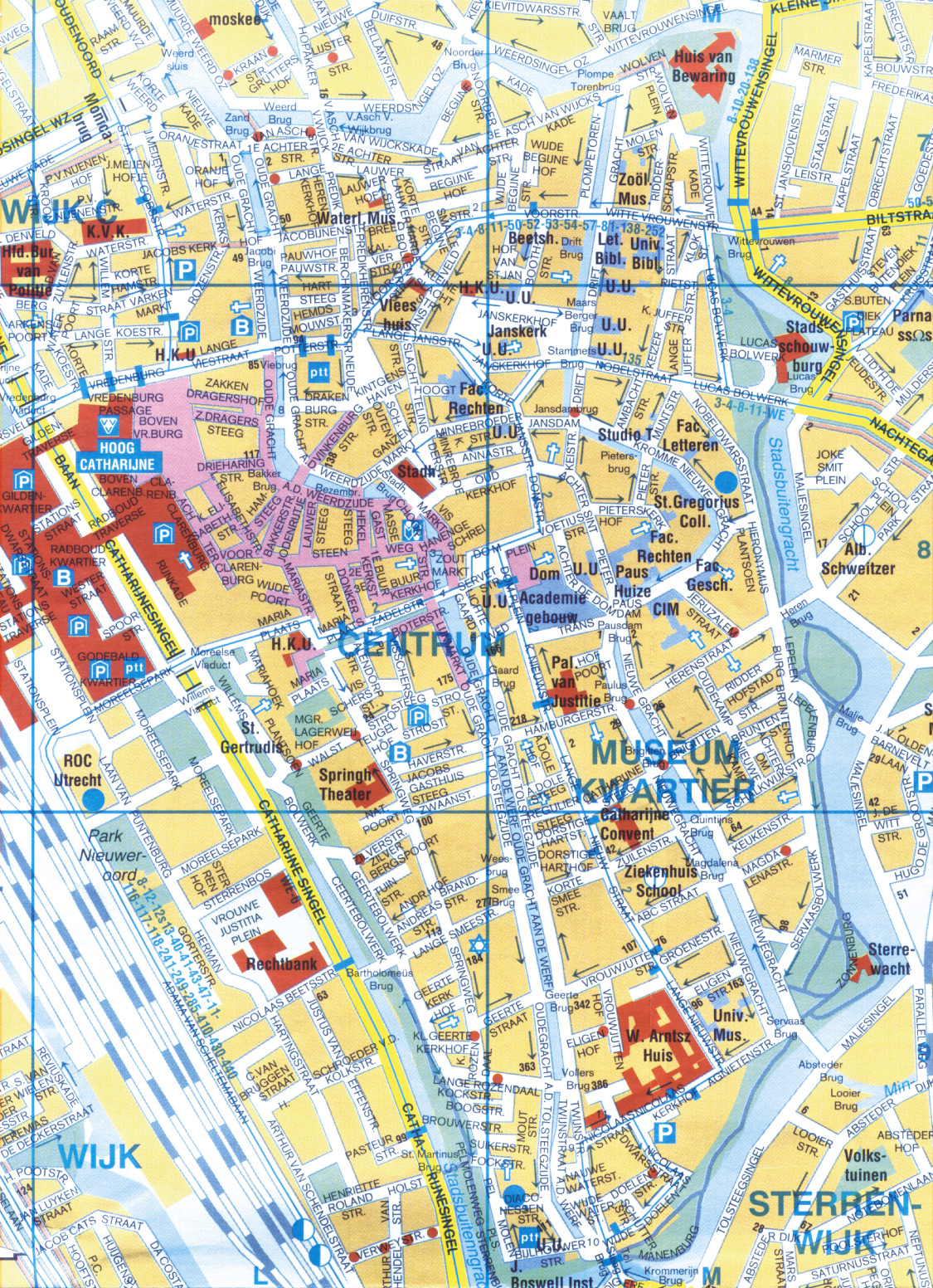 www.Mappi.net : Maps of cities : Utrecht