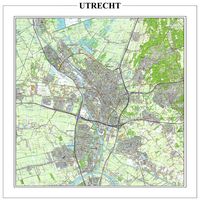 Detailed map of Utrecht and surroundings