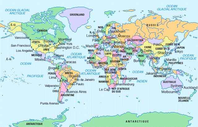 Wwwmappinet World Maps Divided By Country