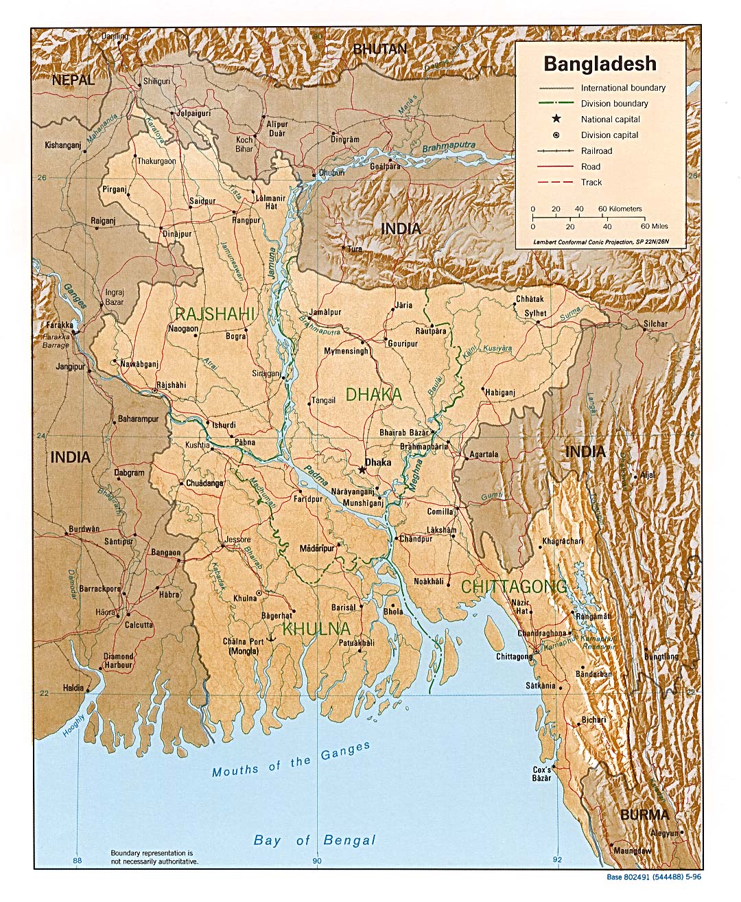 map Bangladesh