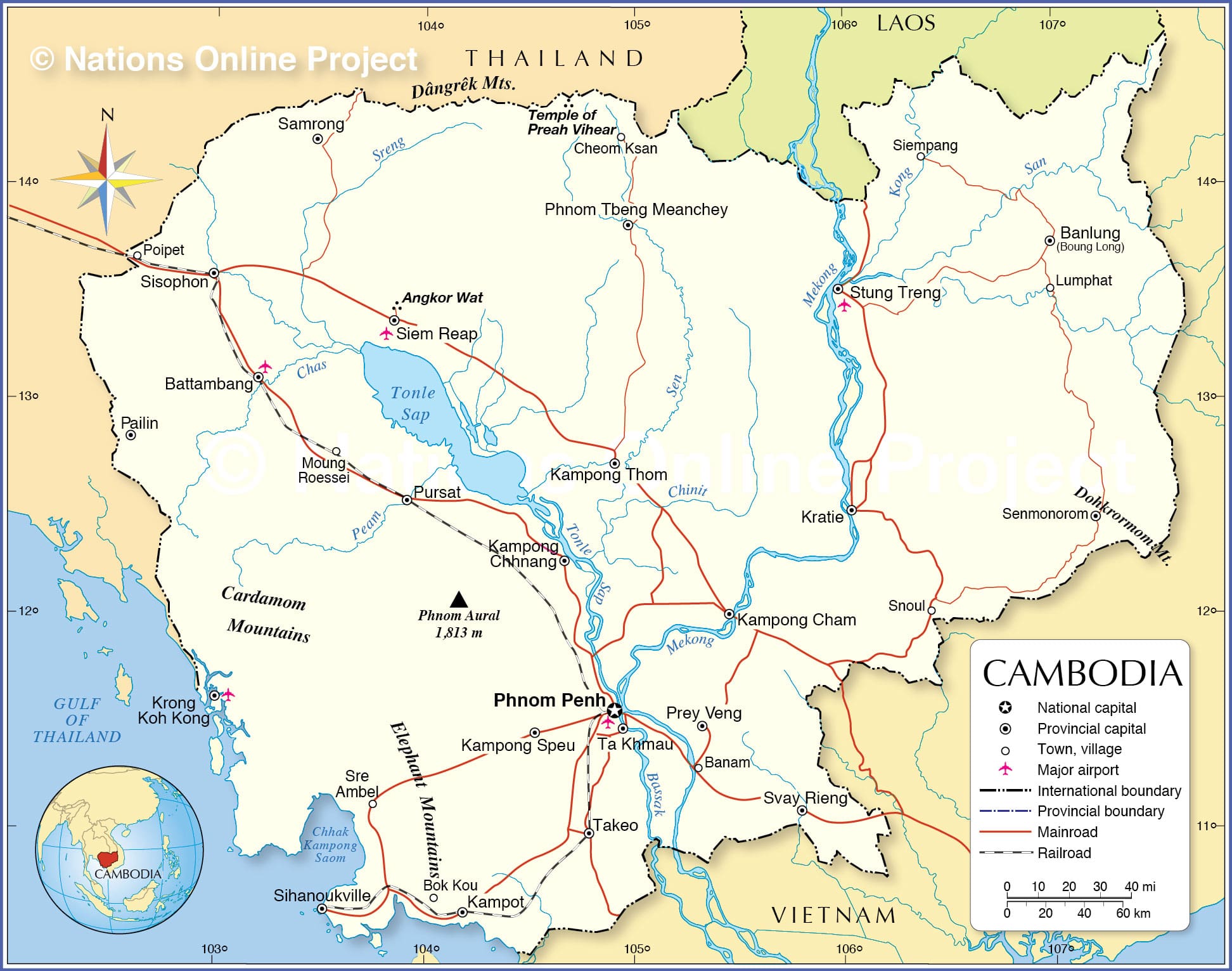map Cambodia