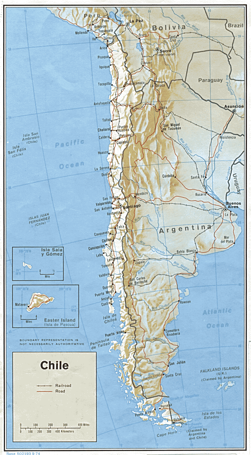 map Chile