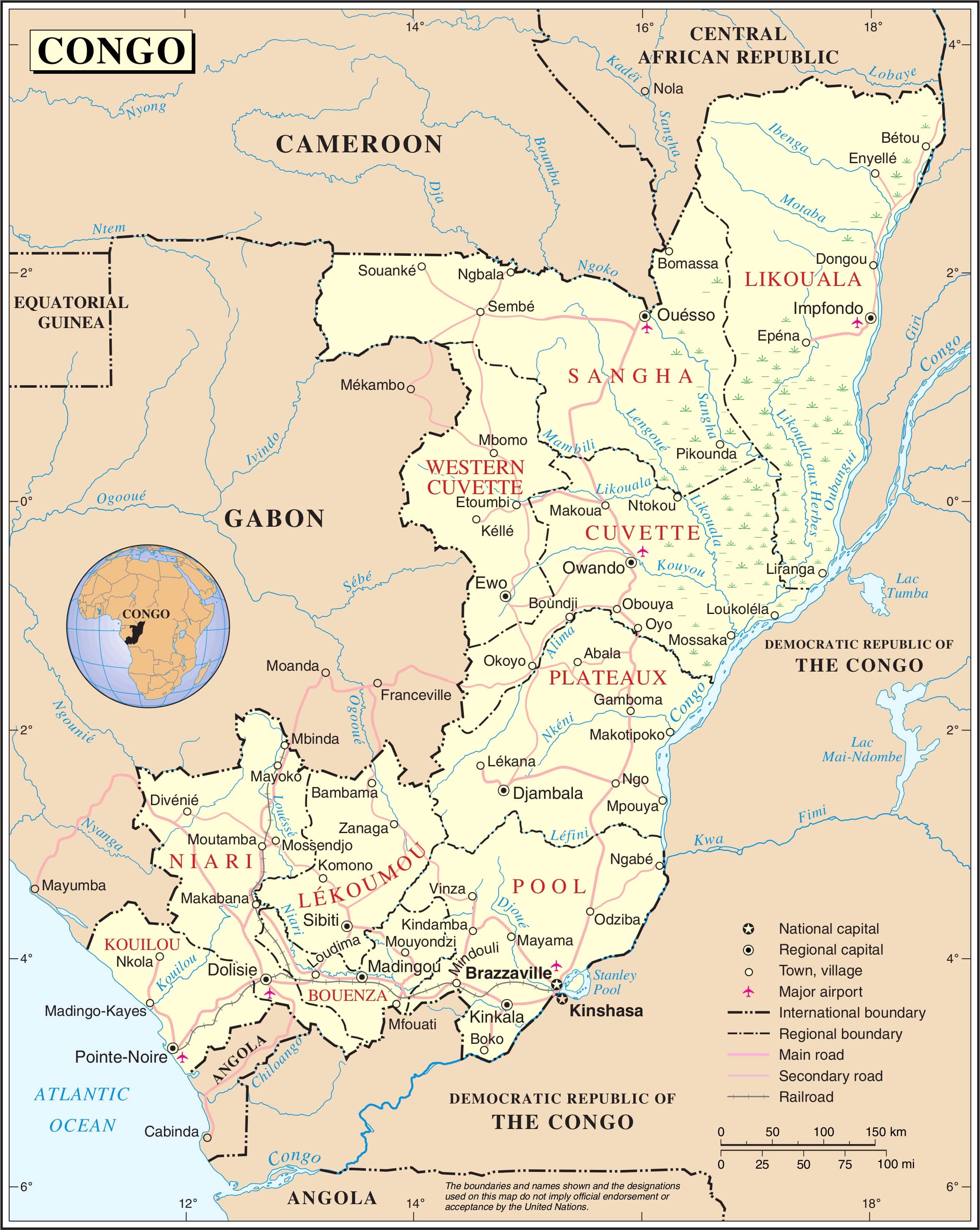 map Congo