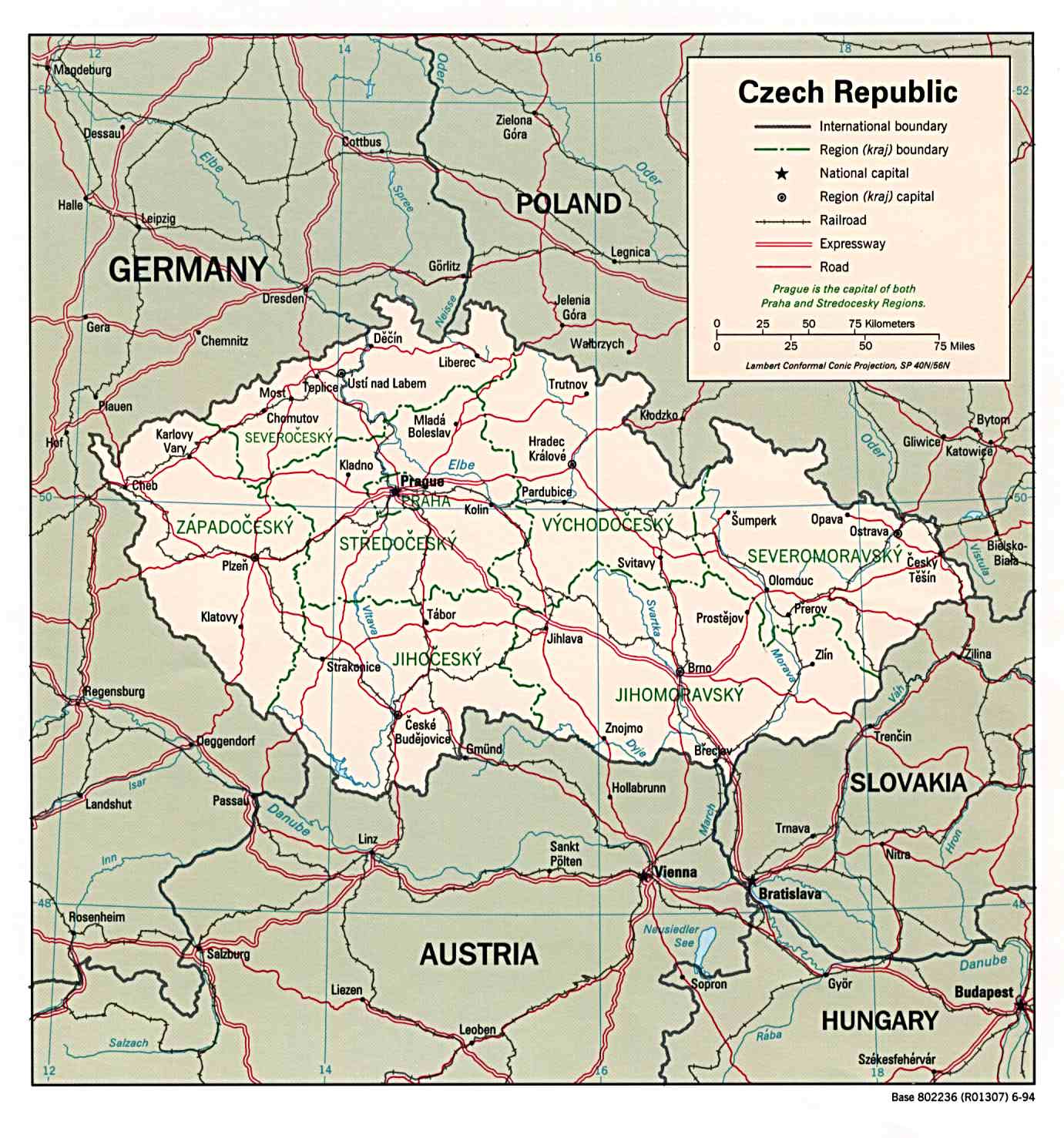 map Czech Republic