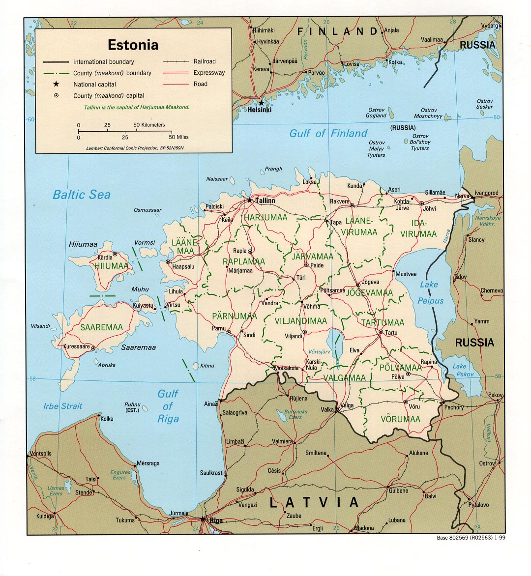 map Estonia
