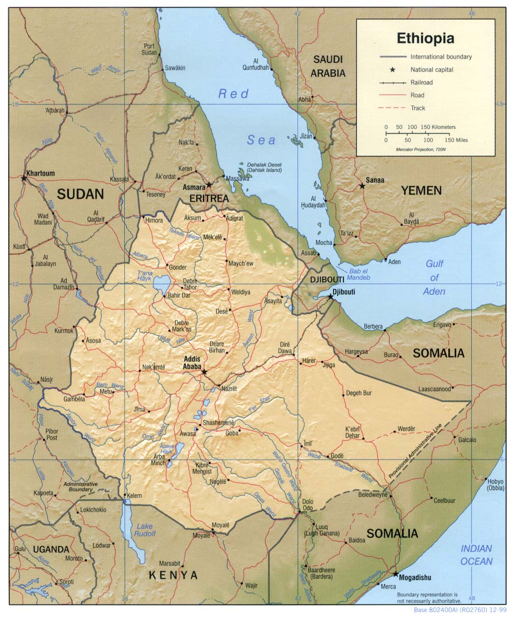 map Ethiopia