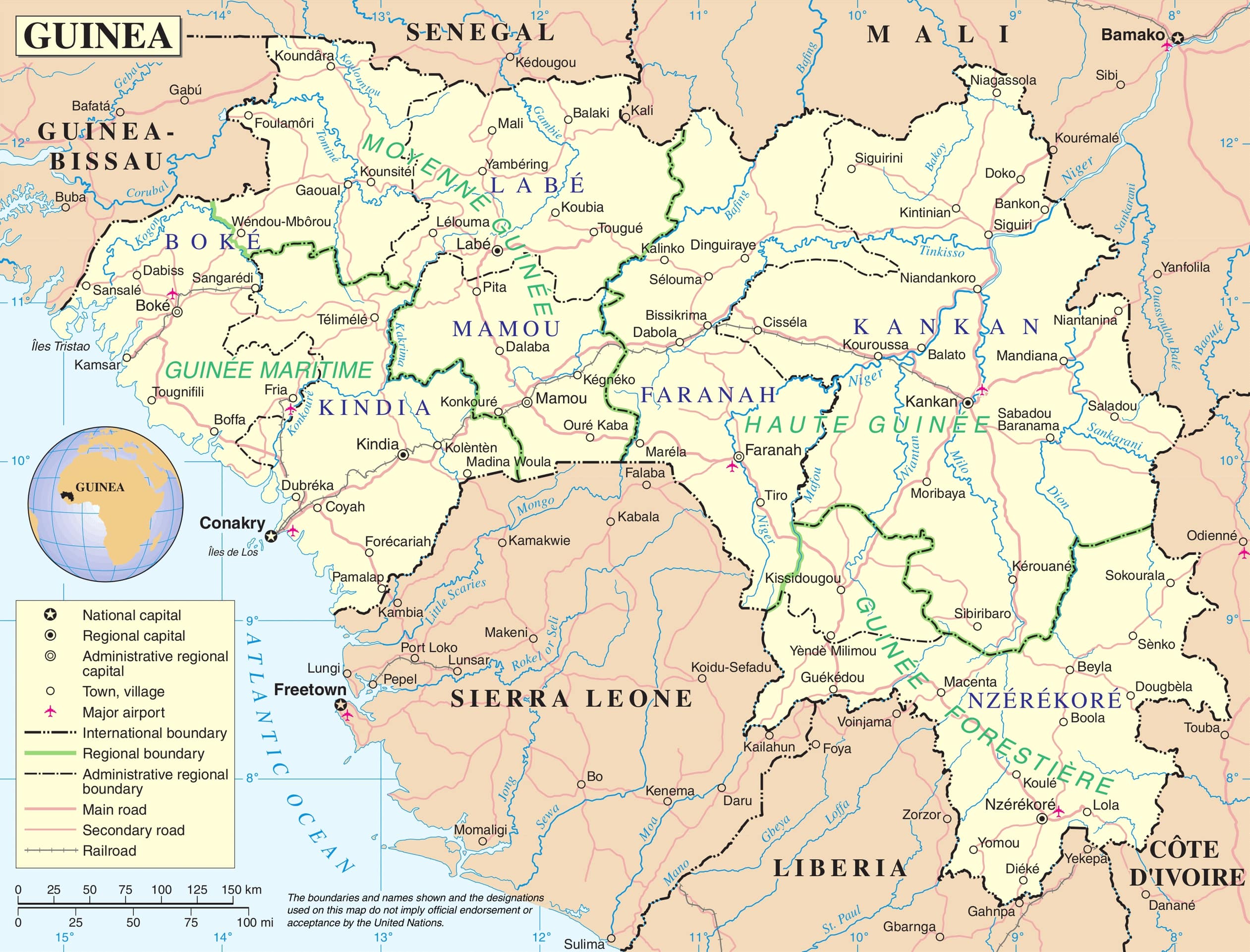 map Guinea