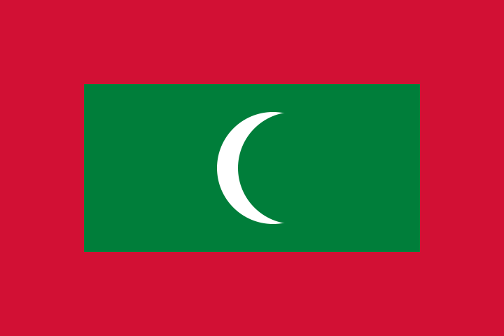 Flag of the Maldives