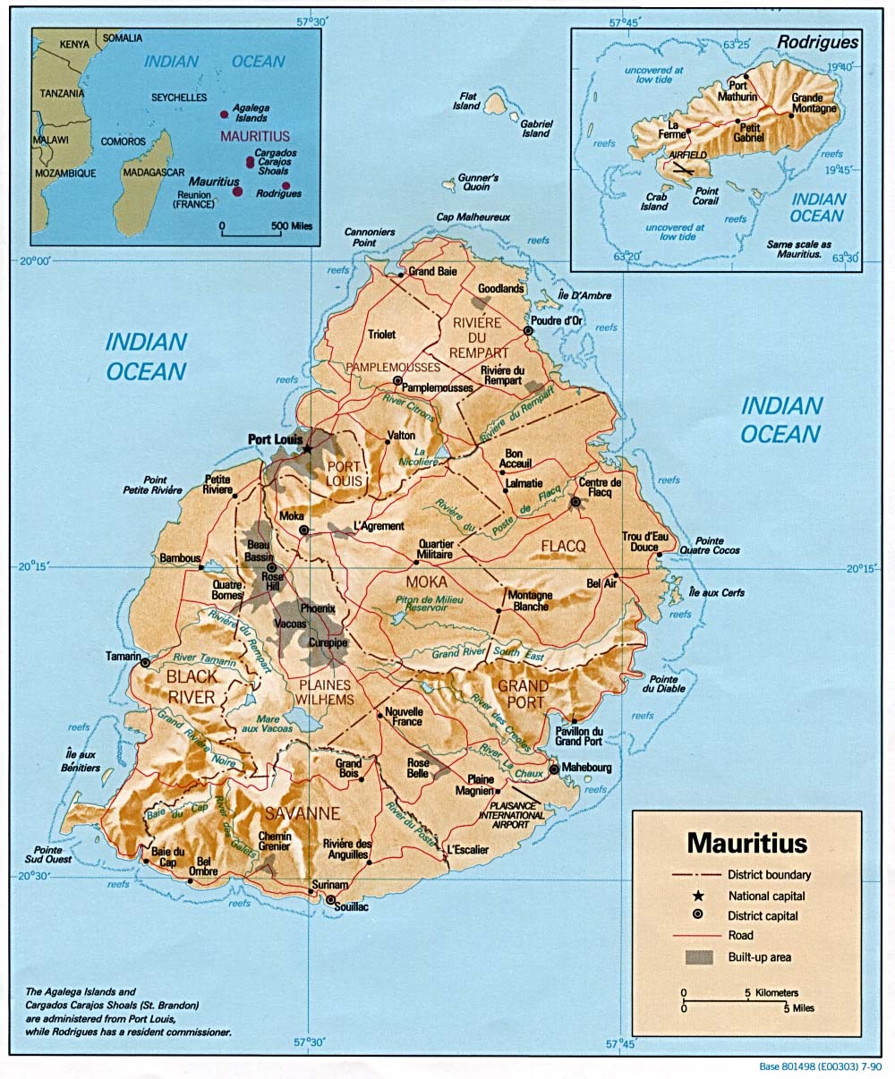 map Mauritius