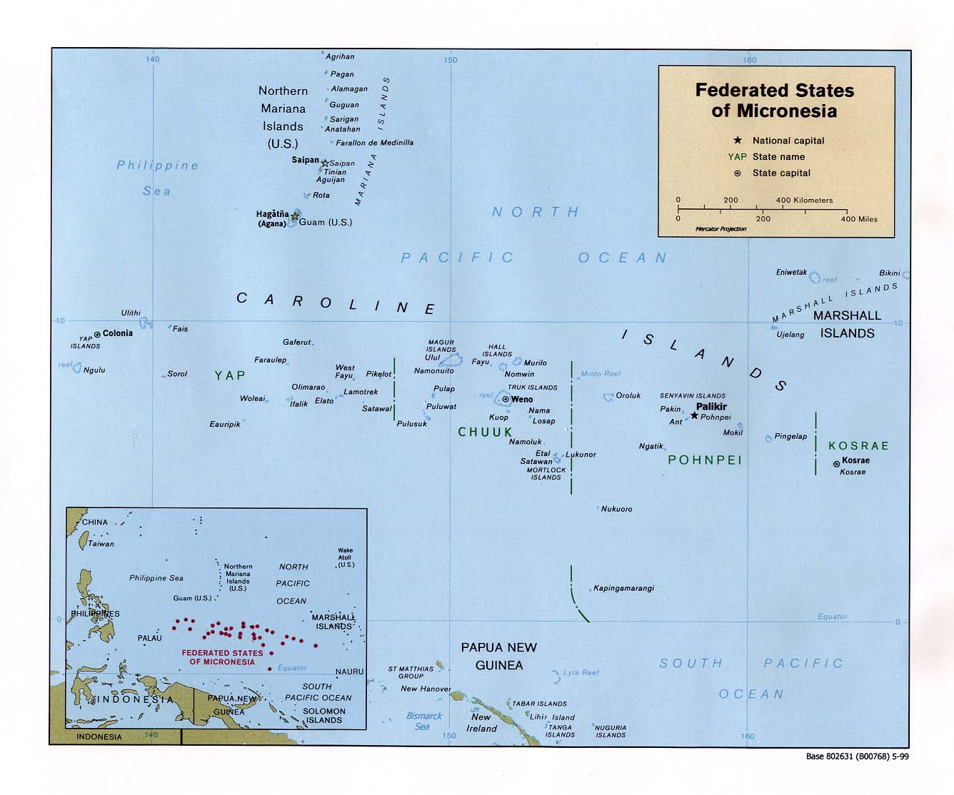 map Micronesia