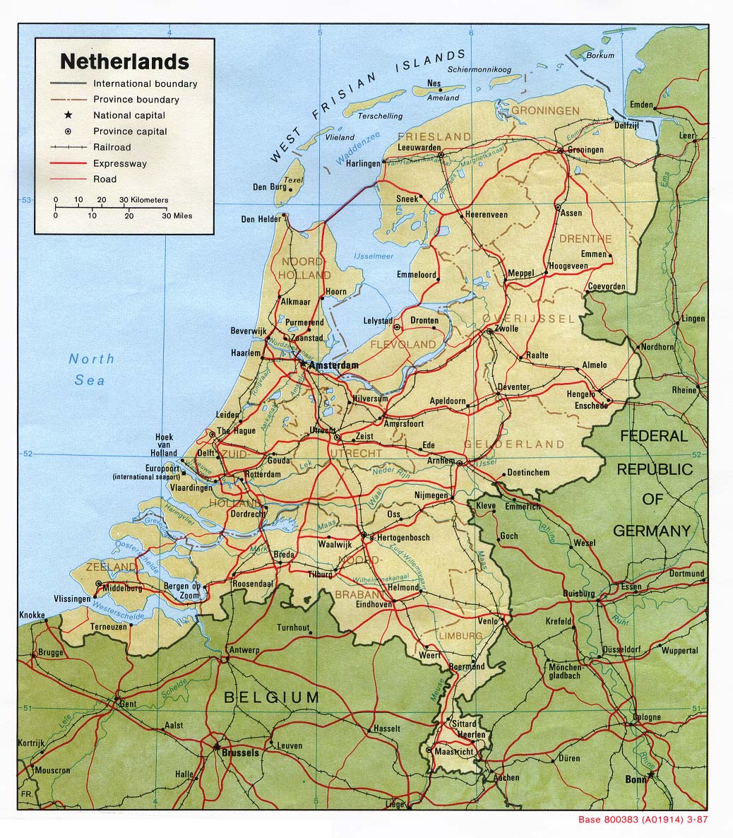 map Netherlands