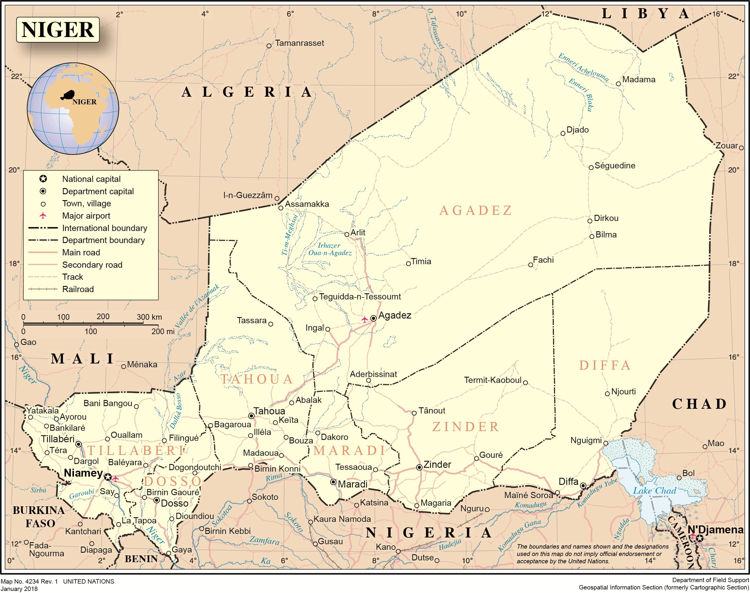 map Niger