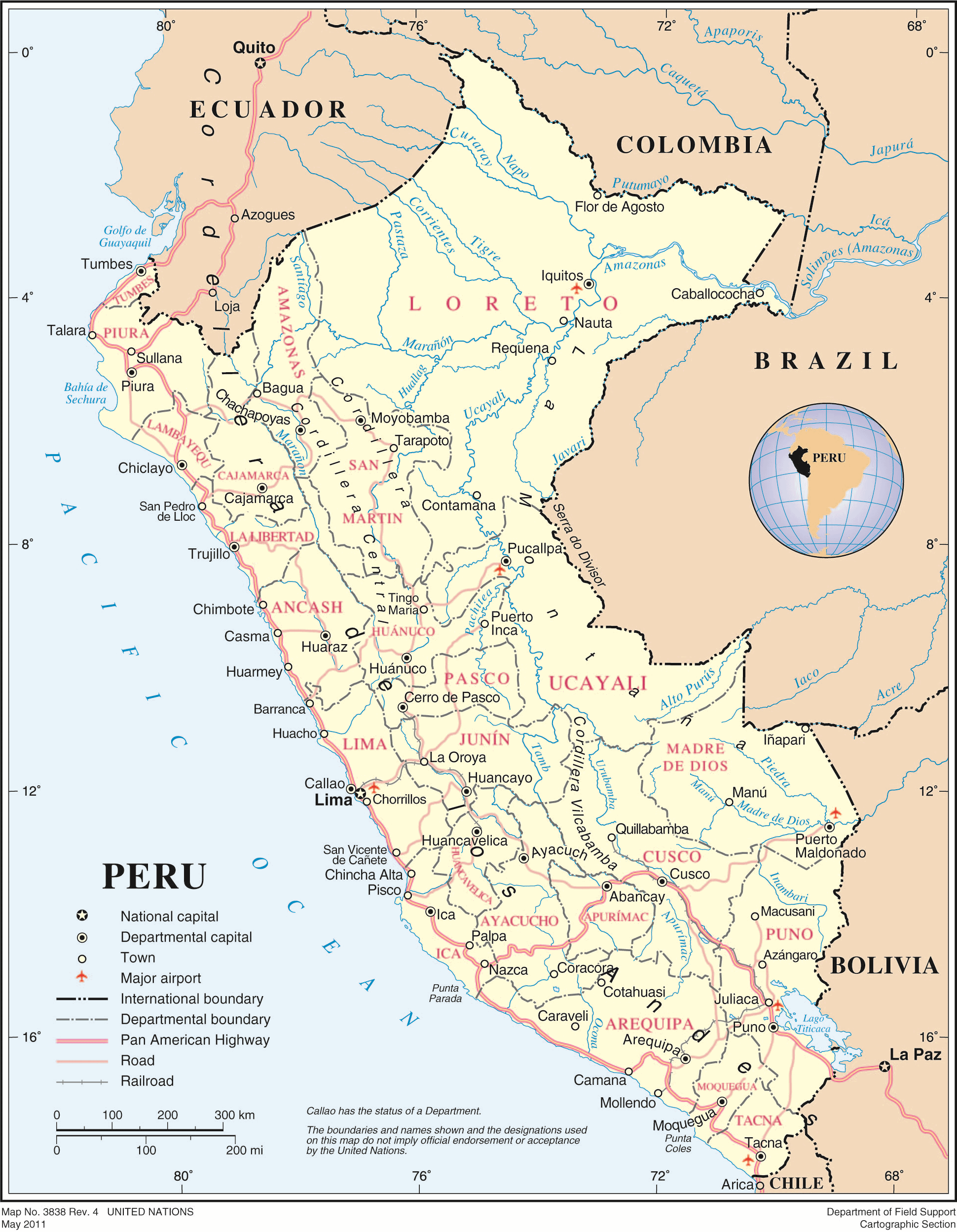 map Peru