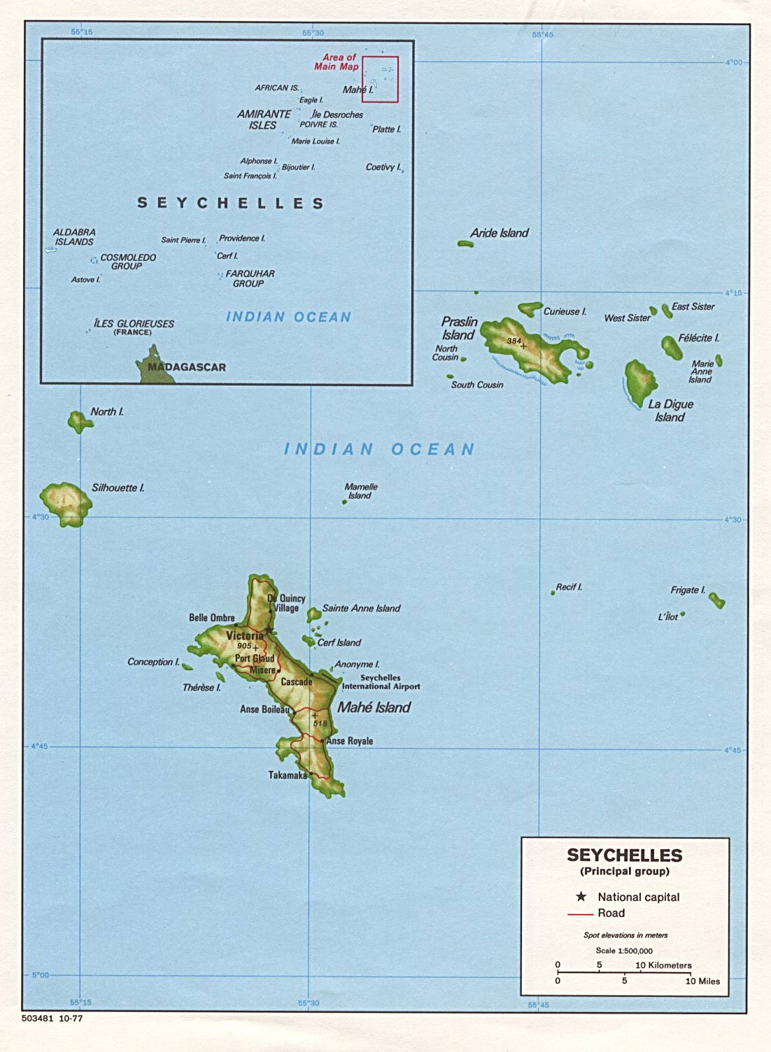 map Seychelles