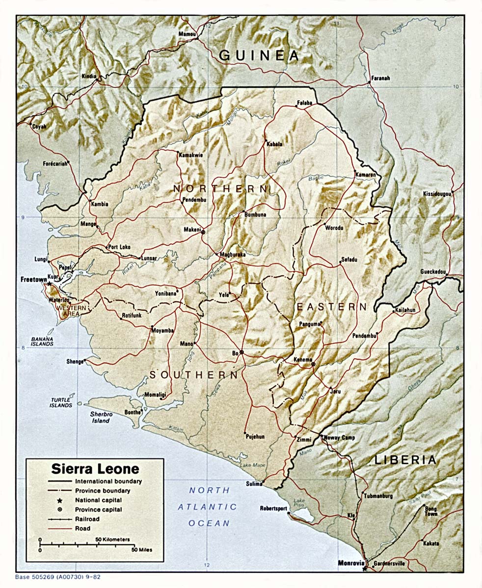 map Sierra Leone