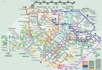 Map of Singapore subway airport LRT