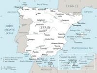 map Spain