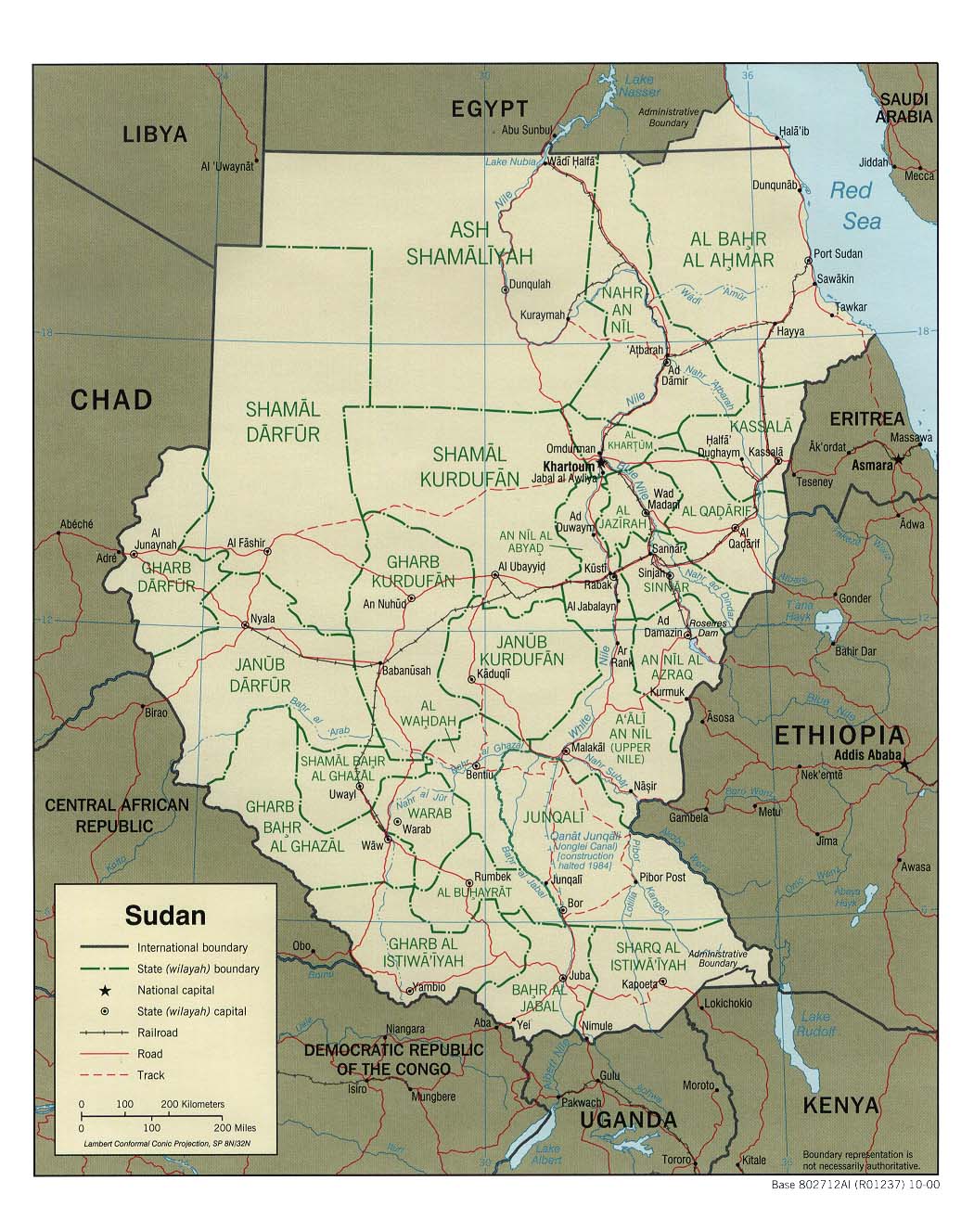 map Sudan