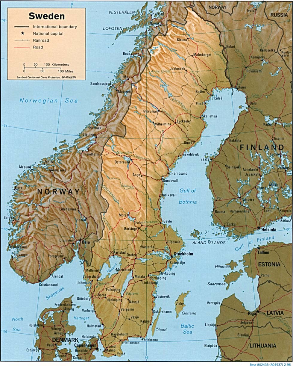 map Sweden