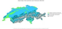 Map of Switzerland climate