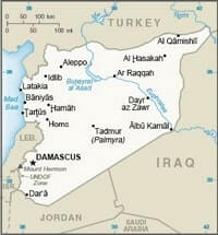 Map Syria