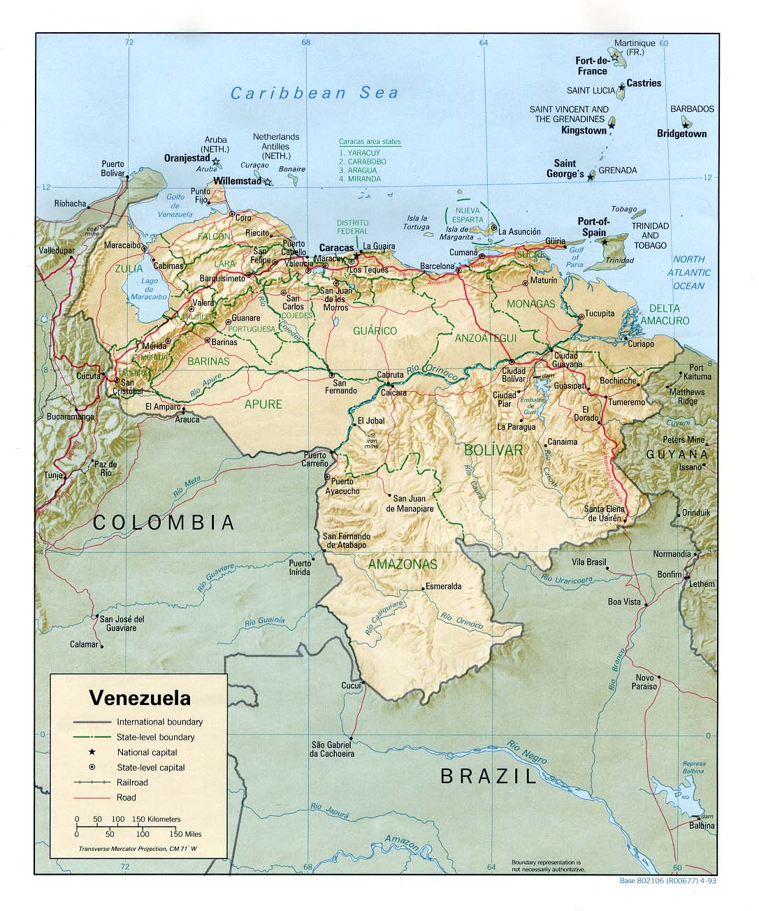 map Venezuela