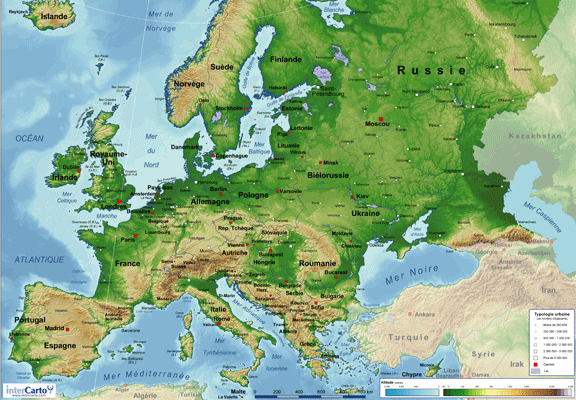 Wwwmappinet Maps Of Continent Europe