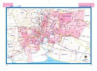 Bangkok Map of transport with the Thai scale