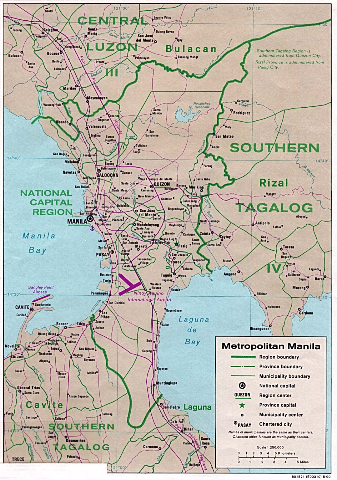 Map Of Cities Manila