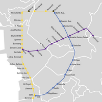 Map of Metro Manila.