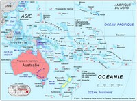Maps of the countries of Oceania.