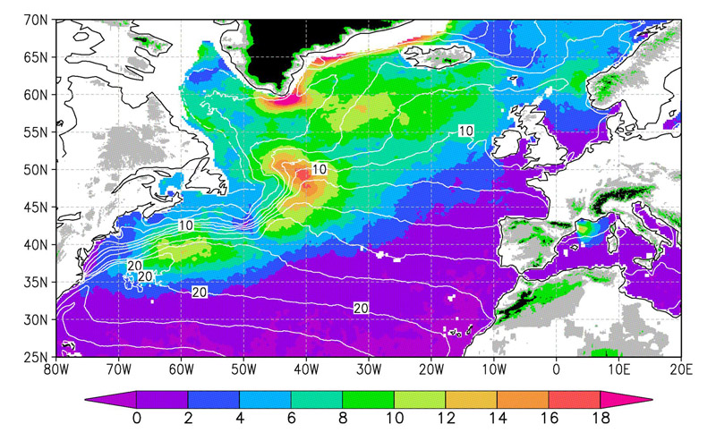 Atlantic Wind Charts