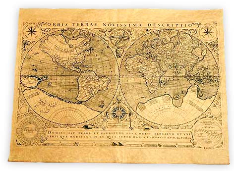 Old world map