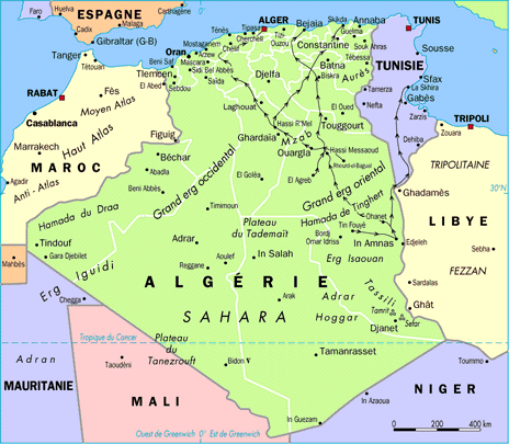 Mappi.net : Maps of countries : Algeria