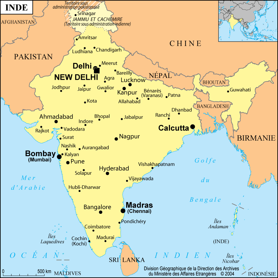 www Mappi net Maps of countries India