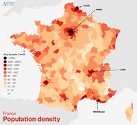 map France population density