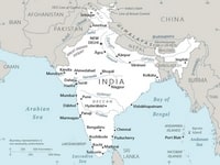 map India cities capital