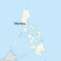 Manila location map