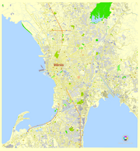 Manila road map