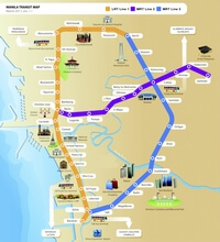 Manila transportation map