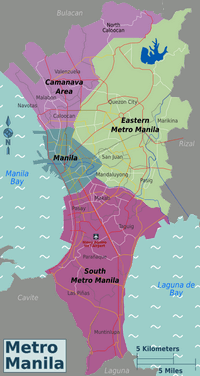 Map Metro Manila