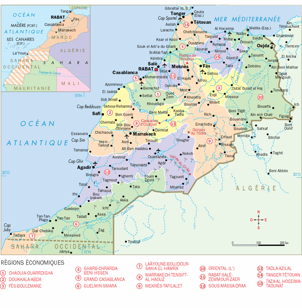 Wwwmappinet Maps Of Countries Morocco