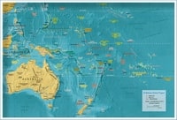 Oceania map cities capitals
